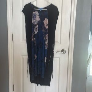 Simply Vera Vera Wang Blue and Black dress